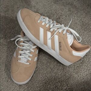 Adidas Women's Beige Gazelle Sneakers